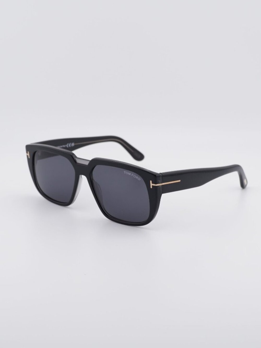 Tom Ford Oliver-02 FT1025 05A Sunglasses Black Square Frame, Grey Lenses